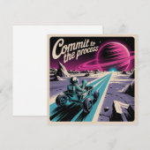 Commit To The Process Feestdagenkaart (Voorkant / Achterkant)