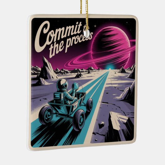 Commit To The Process Keramisch Ornament (Rechts)