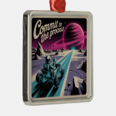 Commit To The Process Metalen Ornament (Rechts)