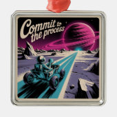 Commit To The Process Metalen Ornament (Voorkant)