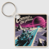 Commit To The Process Sleutelhanger (Voorkant)