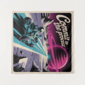 Commit To The Process Wandkleed (Voorkant (horizontaal))