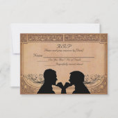 Commitment Ceremony Custom RSVP-kaart RSVP Kaartje (Voorkant)
