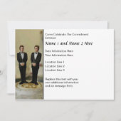 Commitment Ceremony Invite Kaart (Voorkant)