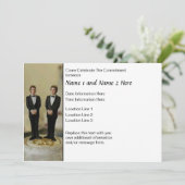 Commitment Ceremony Invite Kaart (Staand voorkant)