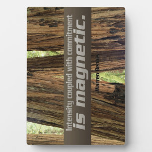 Commitment Inspirerend Photo Plaque Fotoplaat