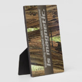 Commitment Inspirerend Photo Plaque Fotoplaat (Zijkant)