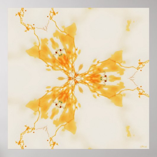 Committed to an Abstract Past Poster (Voorkant)