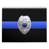 Commo 911 Verzending via blauwe lijnkalender Kalender (Hoes)