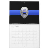 Commo 911 Verzending via blauwe lijnkalender Kalender (Mar 2027)