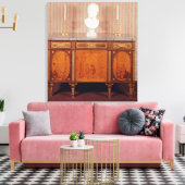 Commode, 1776-79 canvas afdruk (Insitu (Woonkamer))