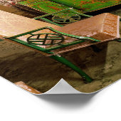 commode en stoel in de slaapkamer poster (Hoek)