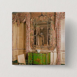 commode en stoel in de slaapkamer vierkante button 5,1 cm