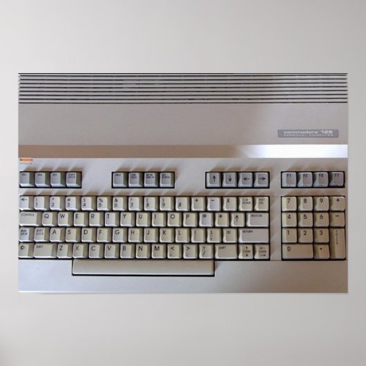 Commodore 128 Wall Poster (45 x 30 cm) (Voorkant)