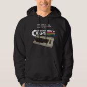 Commodore 64 C64 Logo Computer with Quote Load, 8, Hoodie (Voorkant)