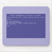 Commodore 64 de Muismat van het Basisprogramma van (Voorkant)