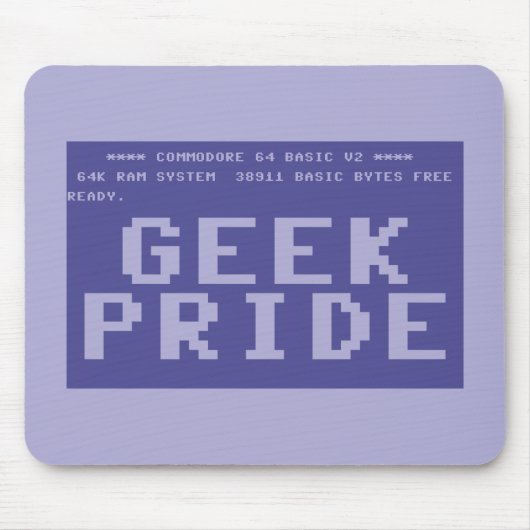 Commodore 64 Geek Pride Muismat (Voorkant)