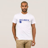 Commodore 64 Geeky t-shirt - Klaar voor snelle rea (Voorkant volledig)