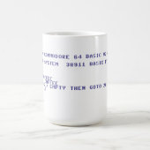 Commodore 64 het Basisprogramma van de Koffie van  Koffiemok (Center)