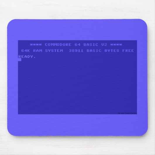 Commodore 64 muismat (Voorkant)