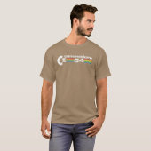 Commodore 64 retro oud t-shirt (Voorkant volledig)