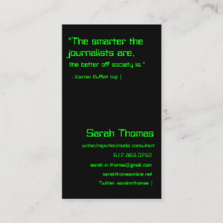 Commodore 64 visitekaartje