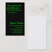 Commodore 64 visitekaartje (Voorkant / Achterkant)