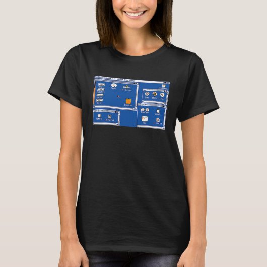 COMMODORE  AMIGA Workbench Desktop v1 1 T-shirt (Voorkant)