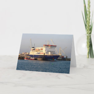 Commodore Clipper in St Peter Port Guernsey Feestdagen Kaart