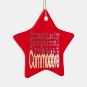 Commodore Extraordinaire Keramisch Ornament (Rechts)