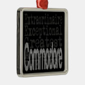 Commodore Extraordinaire Metalen Ornament (Rechts)