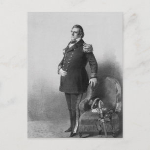 Commodore Matthew Calbraith Perry Briefkaart