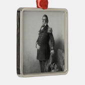 Commodore Matthew Calbraith Perry Metalen Ornament (Rechts)