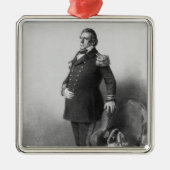 Commodore Matthew Calbraith Perry Metalen Ornament (Voorkant)