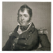 Commodore Oliver Hazard Perry (1785-1819), graf Tegeltje (Voorkant)