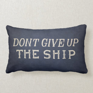 Commodore Perry geeft het schip niet op Kussen