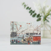 Commodore Perry's Gift of a Railway Briefkaart (Staand voorkant)