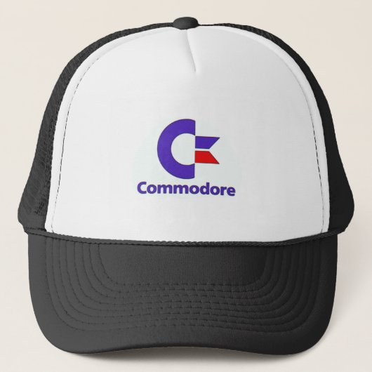 commodore retro trucker hat pet (Voorkant)