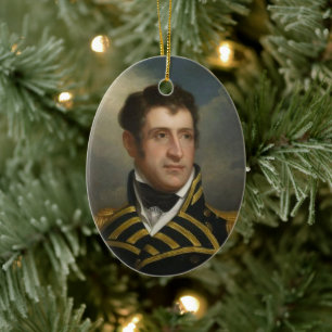 Commodore Stephen Decatur Keramisch Ornament