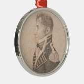 Commodore Stephen Decatur Metalen Ornament (Rechts)