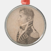 Commodore Stephen Decatur Metalen Ornament (Voorkant)
