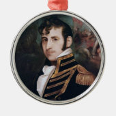 Commodore Stephen Decatur Metalen Ornament (Voorkant)