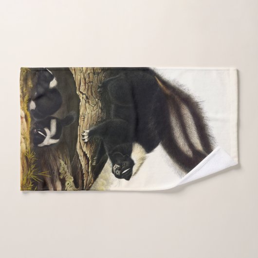 Common American Skunk of Gestreepte Skunk, door Au Bad Handdoek (Handdoek)