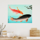 Common and Golden Carp Poster (Keuken)
