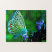 Common Blue Butterfly . Legpuzzel (Horizontaal)