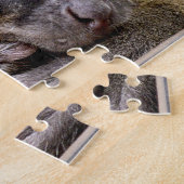 Common Brown Lemur, Jigzaag Puzzle Legpuzzel (Zijkant)