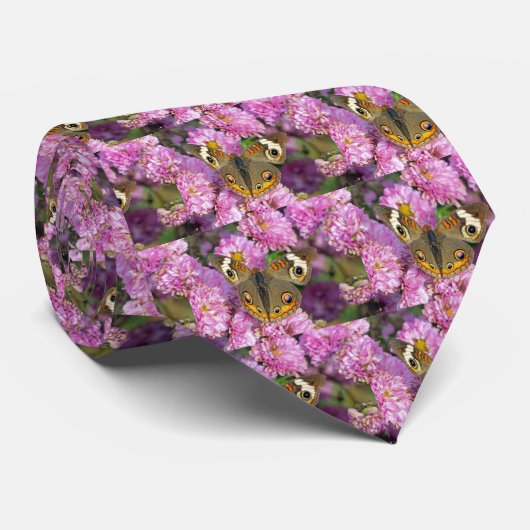 Common BuckeyButterfly Stropdas (Opgerold)