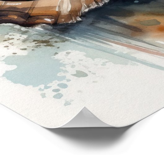 Common Buckeye Butterfly Art Print Poster (Hoek)