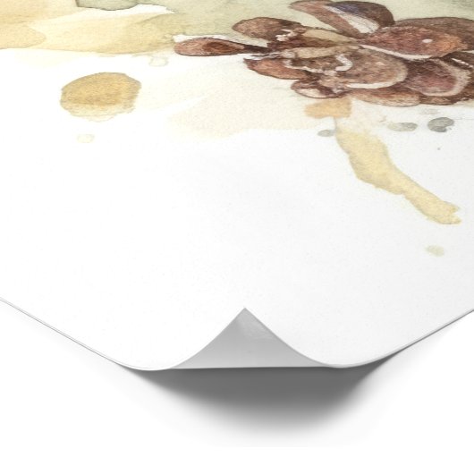 Common Buckeye Butterfly Art Print Poster (Hoek)