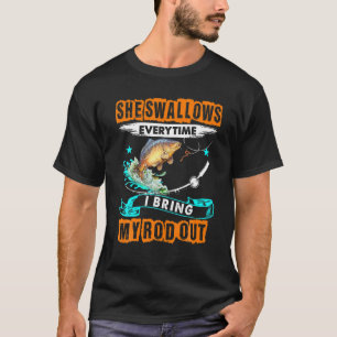 Common Carp Gift for Men Cool Gag Ze zwaait naar b T-shirt